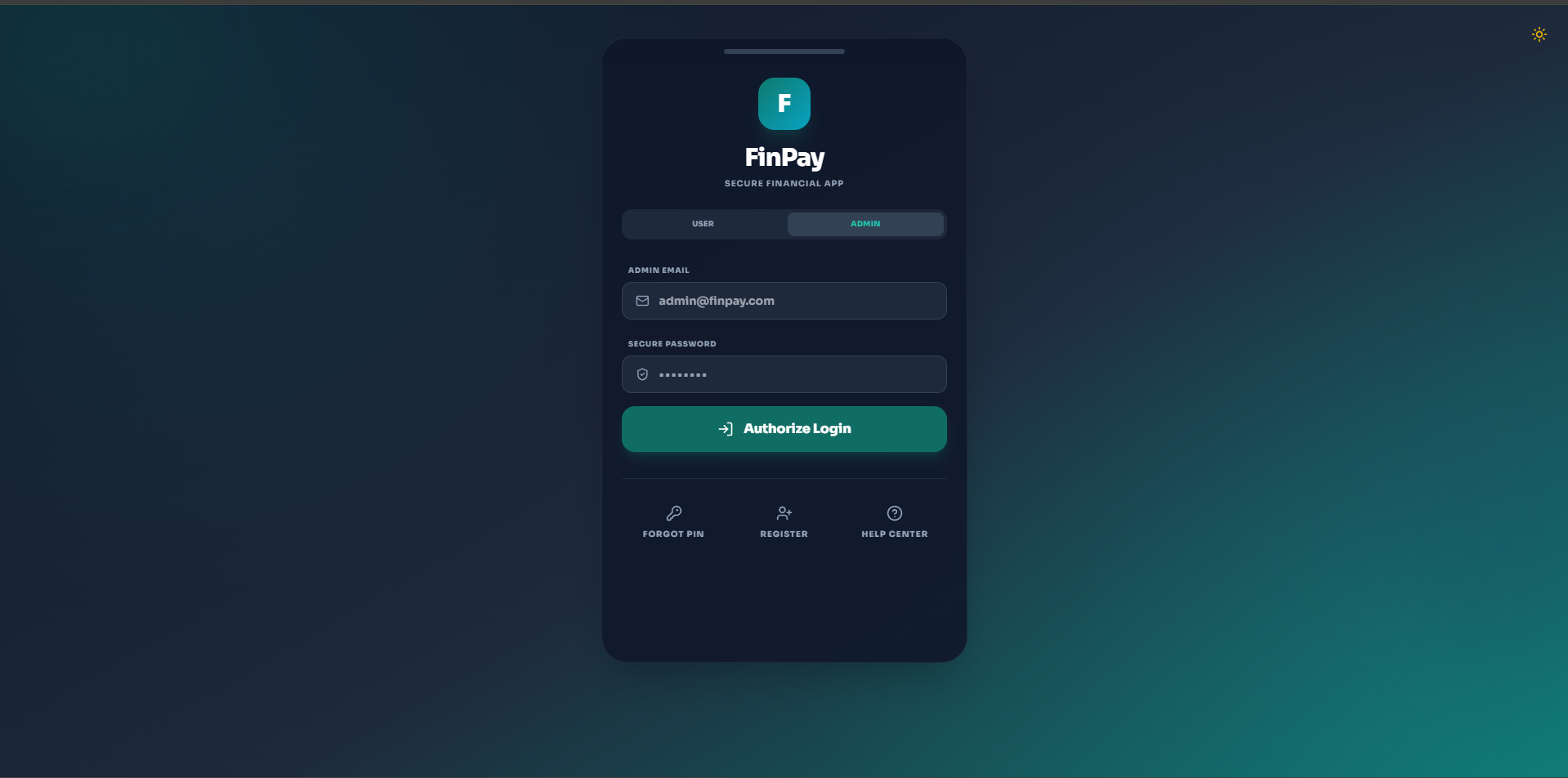 FinPay UI