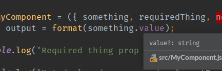 PhpStorm shows nullable string