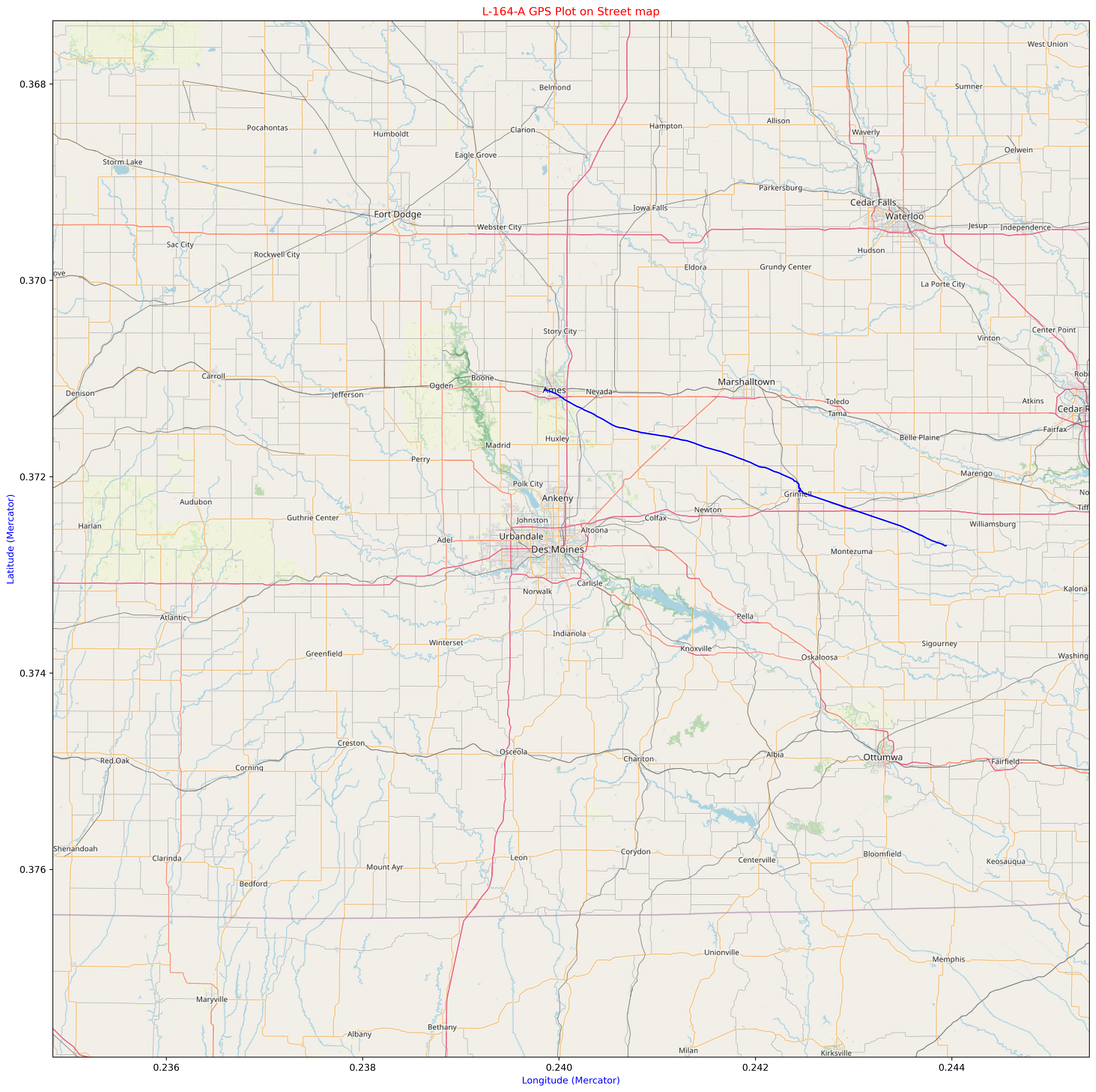 GPS Plot on Map