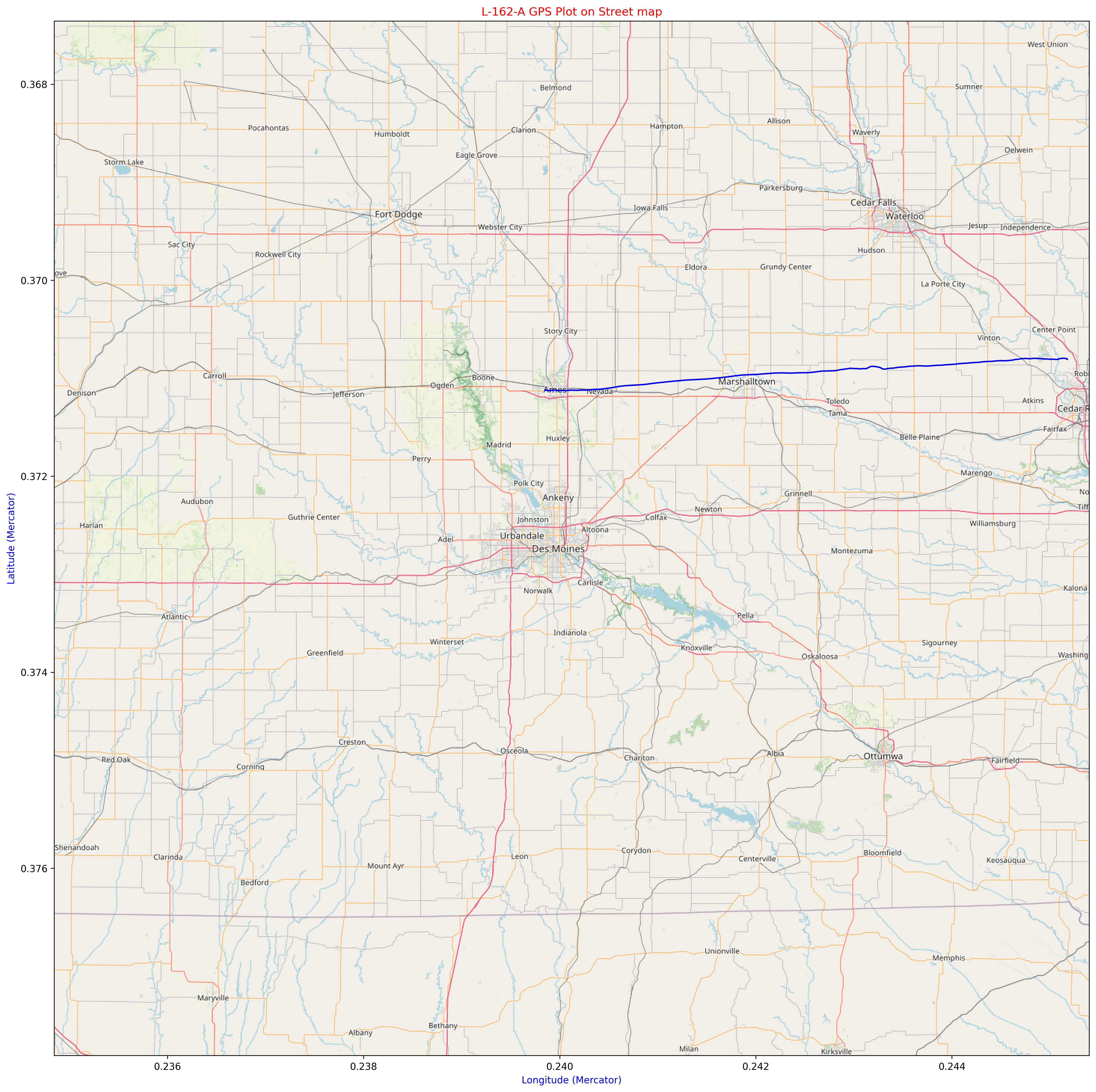 GPS Plot on Map