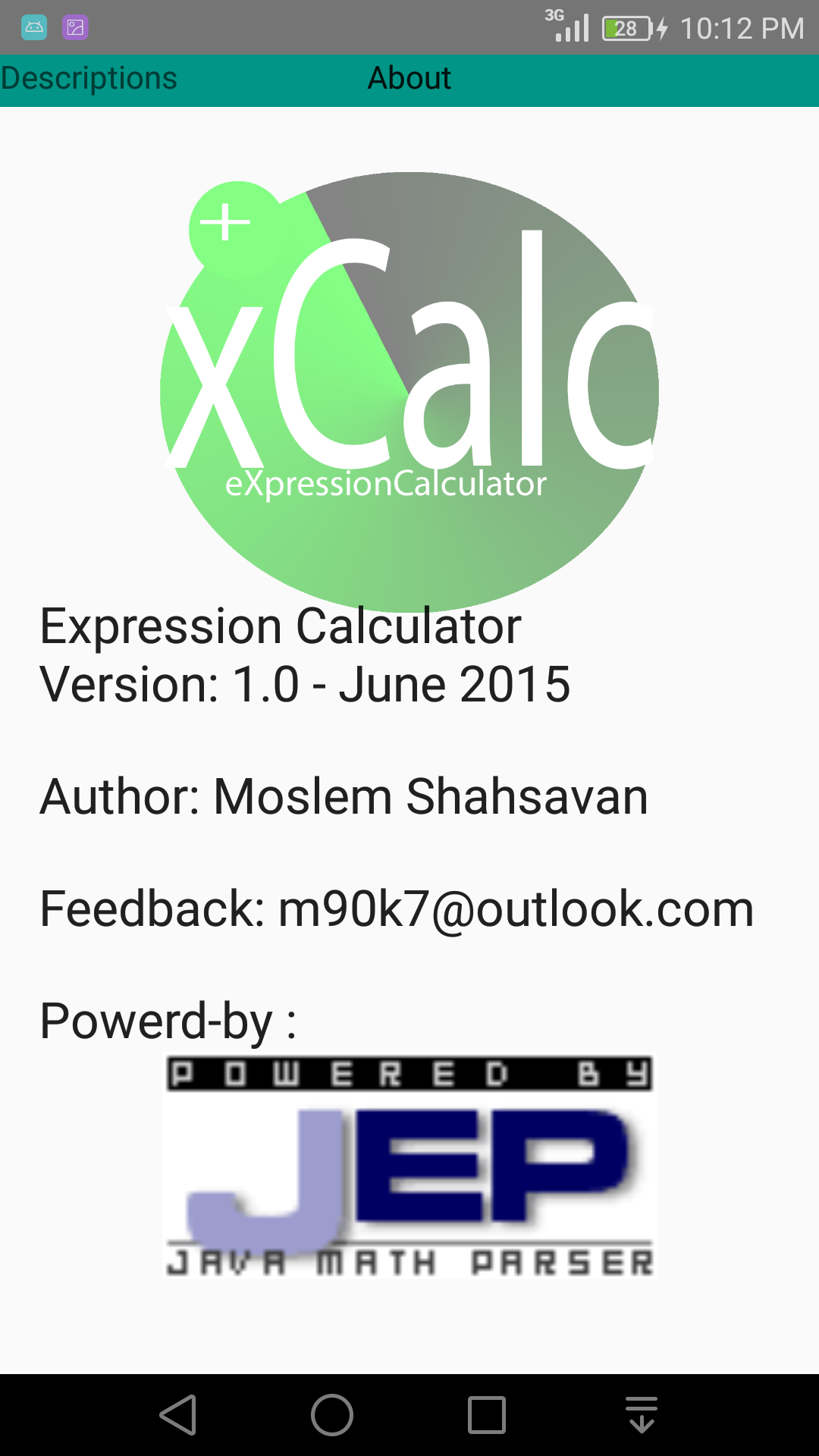 XCalc Screenshot