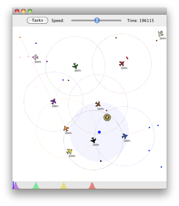 Simulator's GUI screenshot.