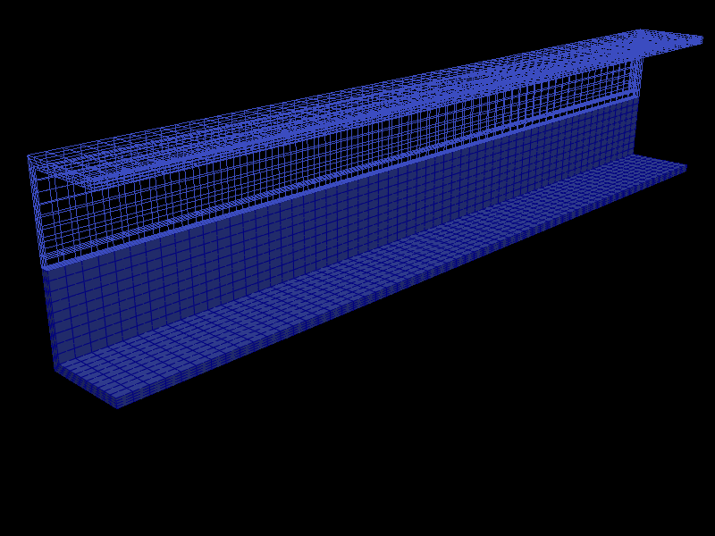 Truss in compression using a micropolar von Mises plasticity model