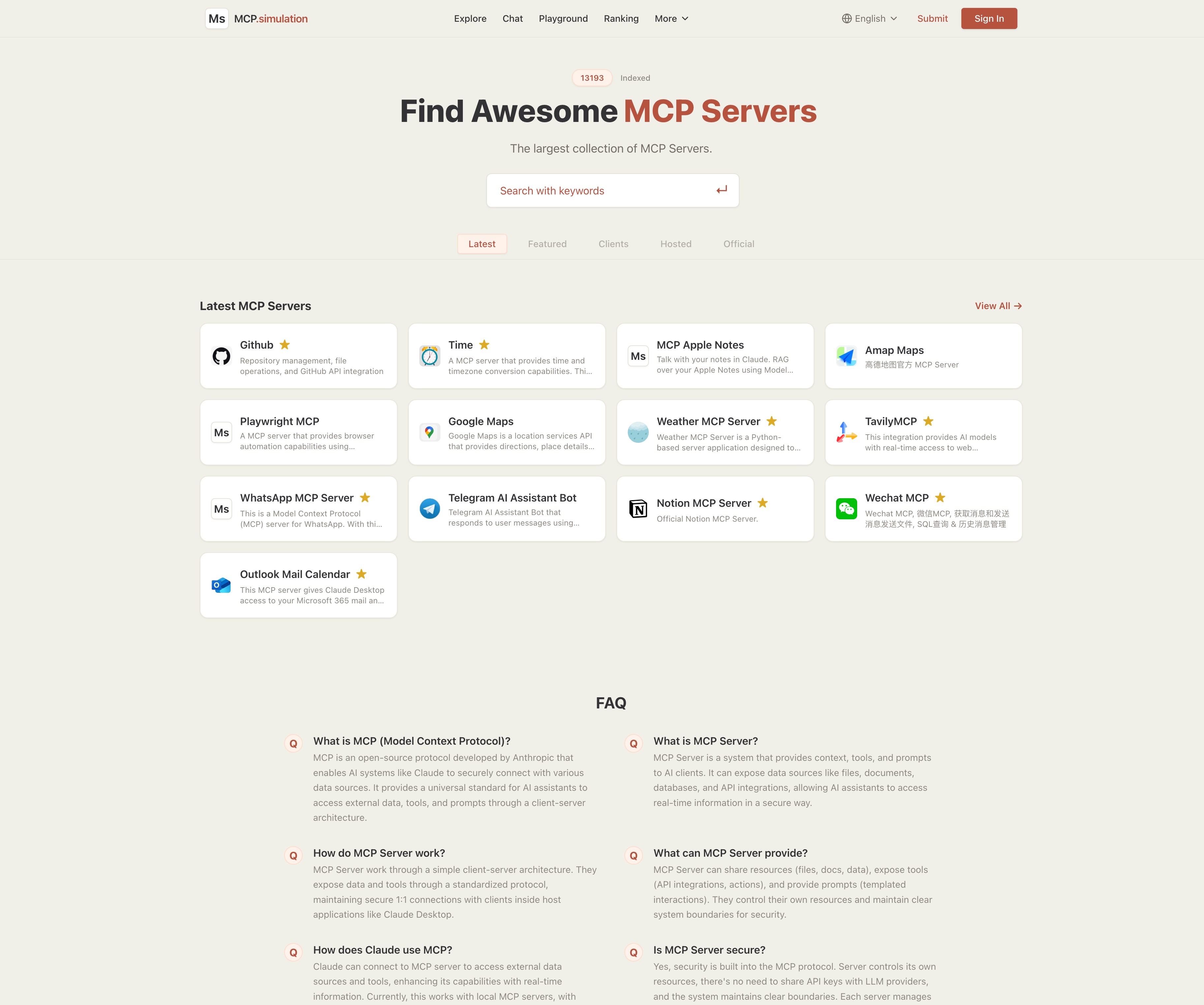 Platform Homepage