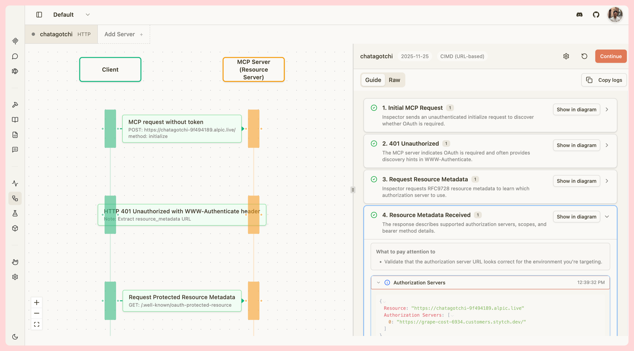 MCPJam OAuth flow debugger
