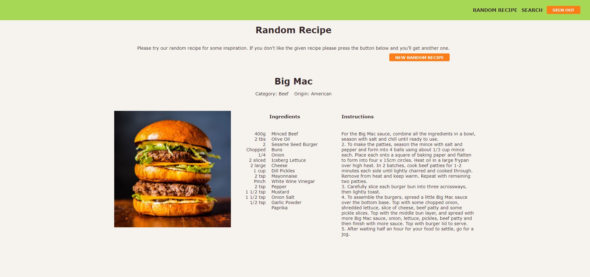 random-recipe-serach-page