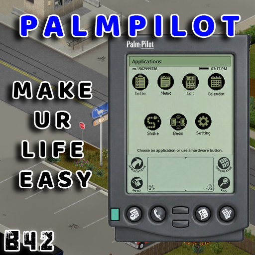 PalmPilot running inside Project Zomboid