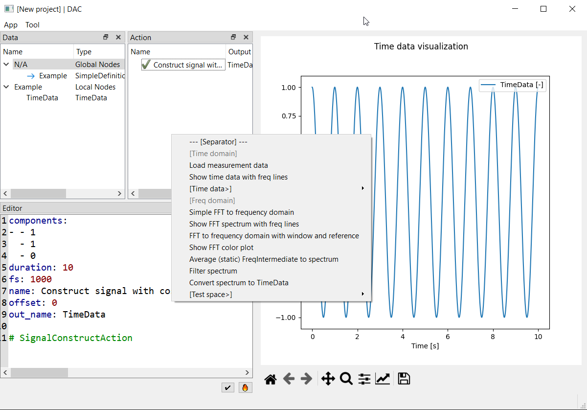 DAC GUI