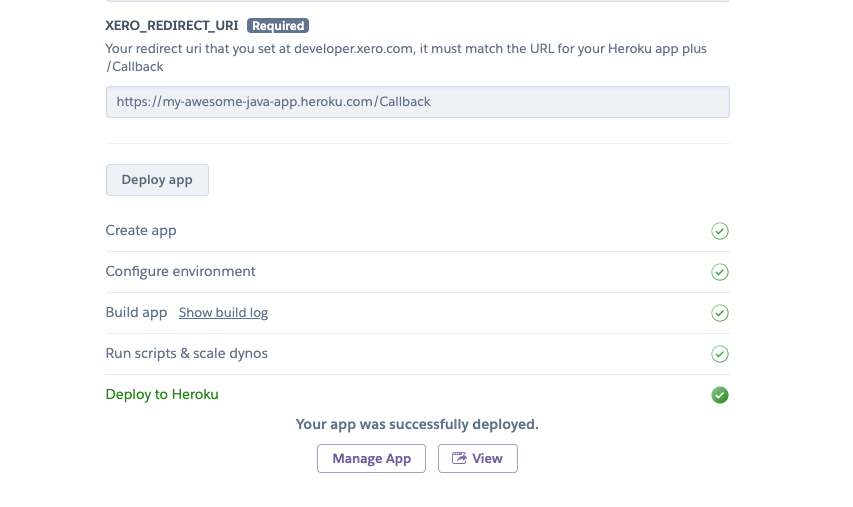 Heroku : Create New App