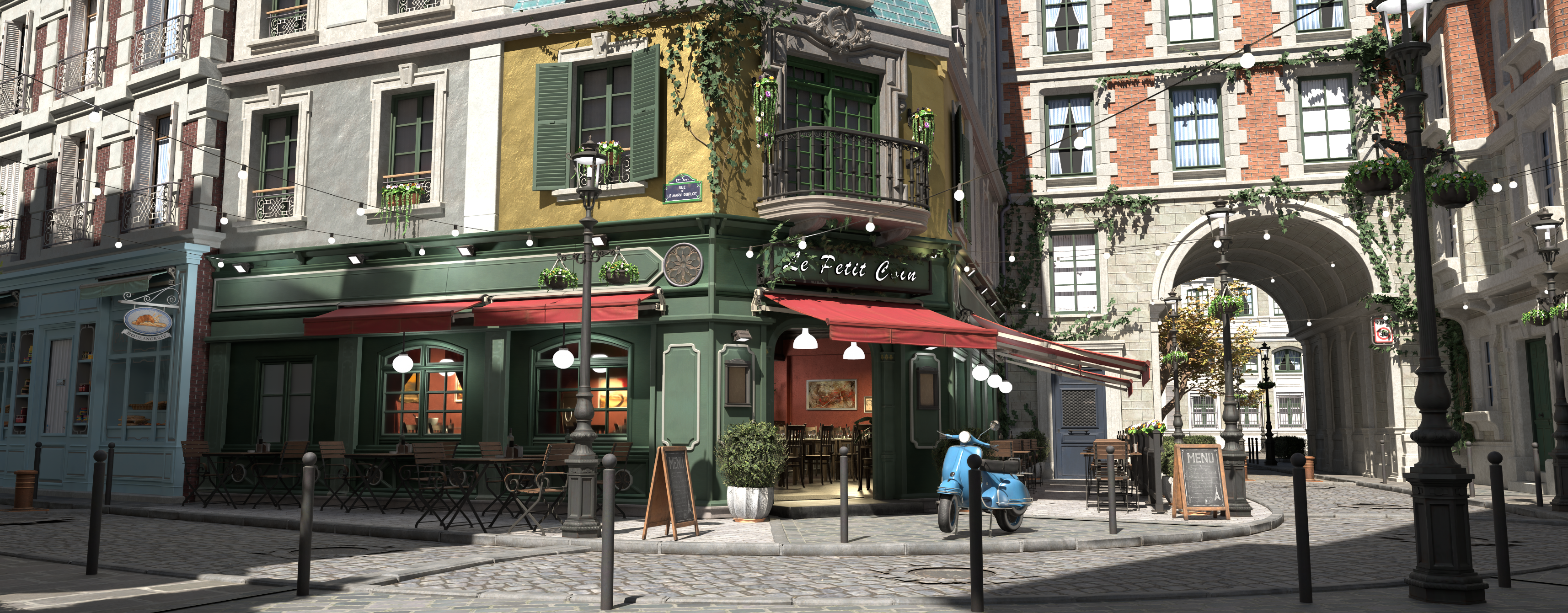 Bistro exterior