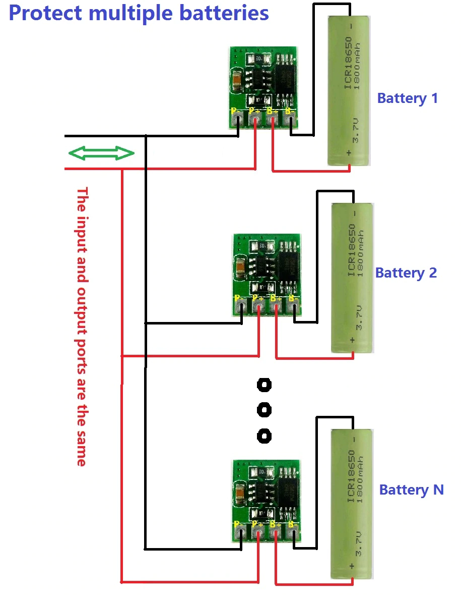 Batteries with protection