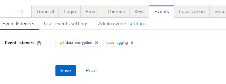 Screenshot for adding event listener