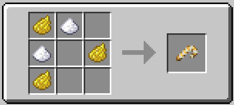 Golden Candy Cane Craft