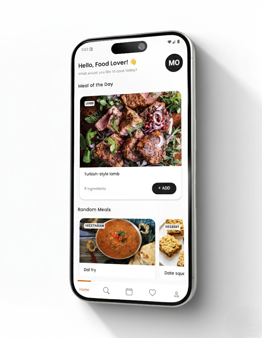 Yumi meal planning application