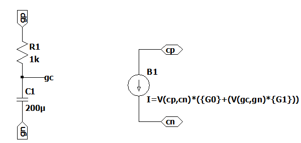 Circuit for simulating the sensor