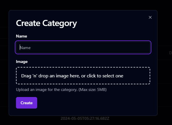 Create Category