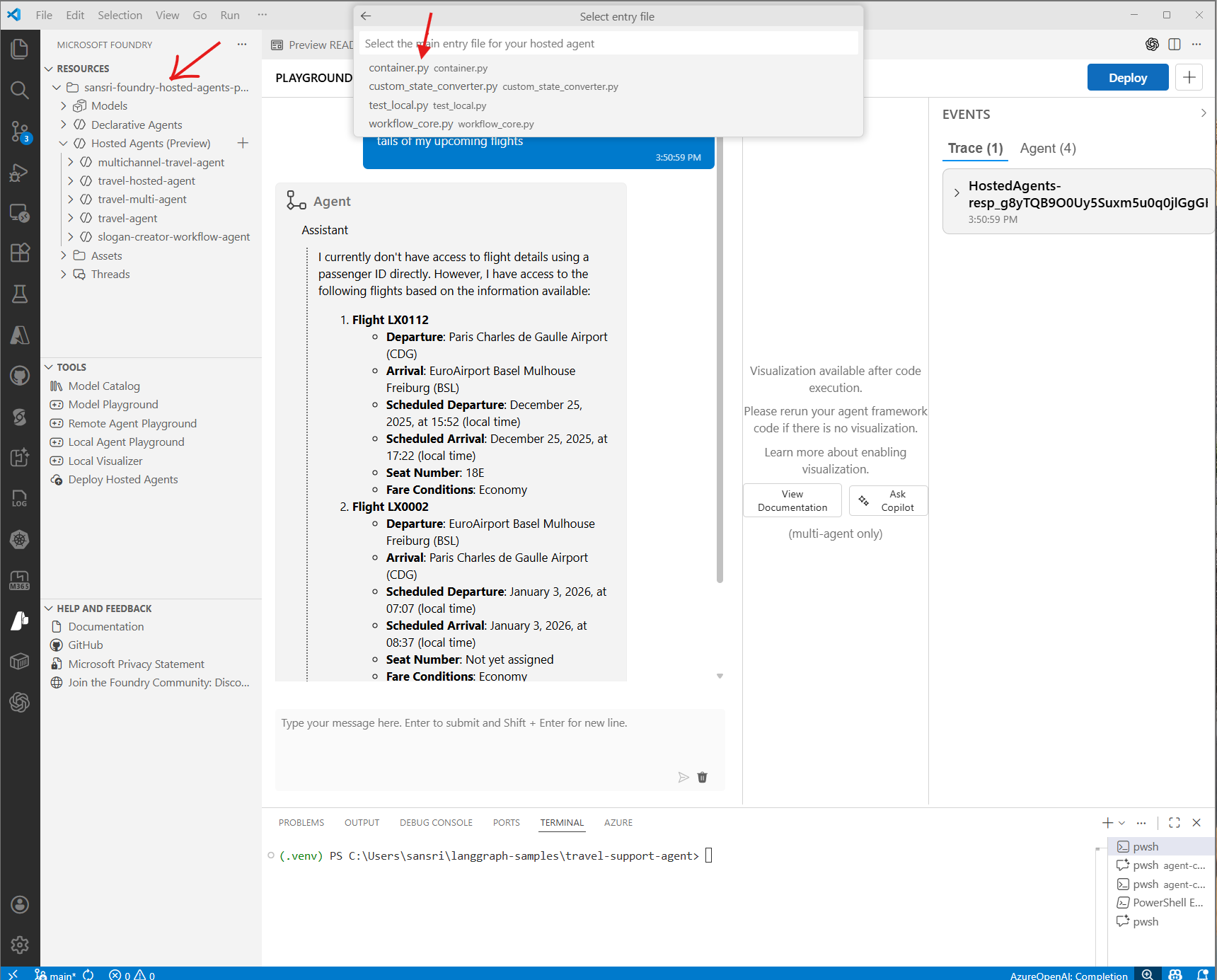 Deploy as Hosted Agent