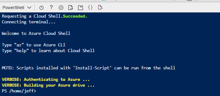 Azure Portal Cloud Shell