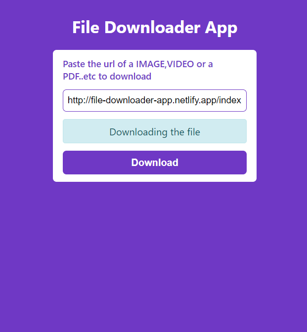 File-Downloader-App-demo