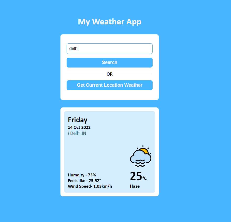 Weather-app-demo