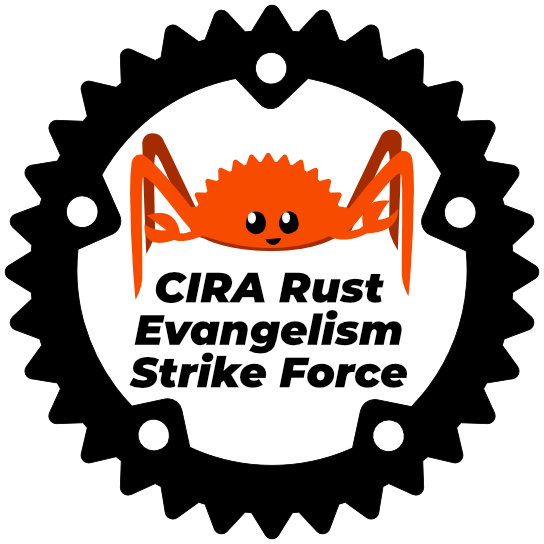 CIRA Rust Evangelism Strike Force logo