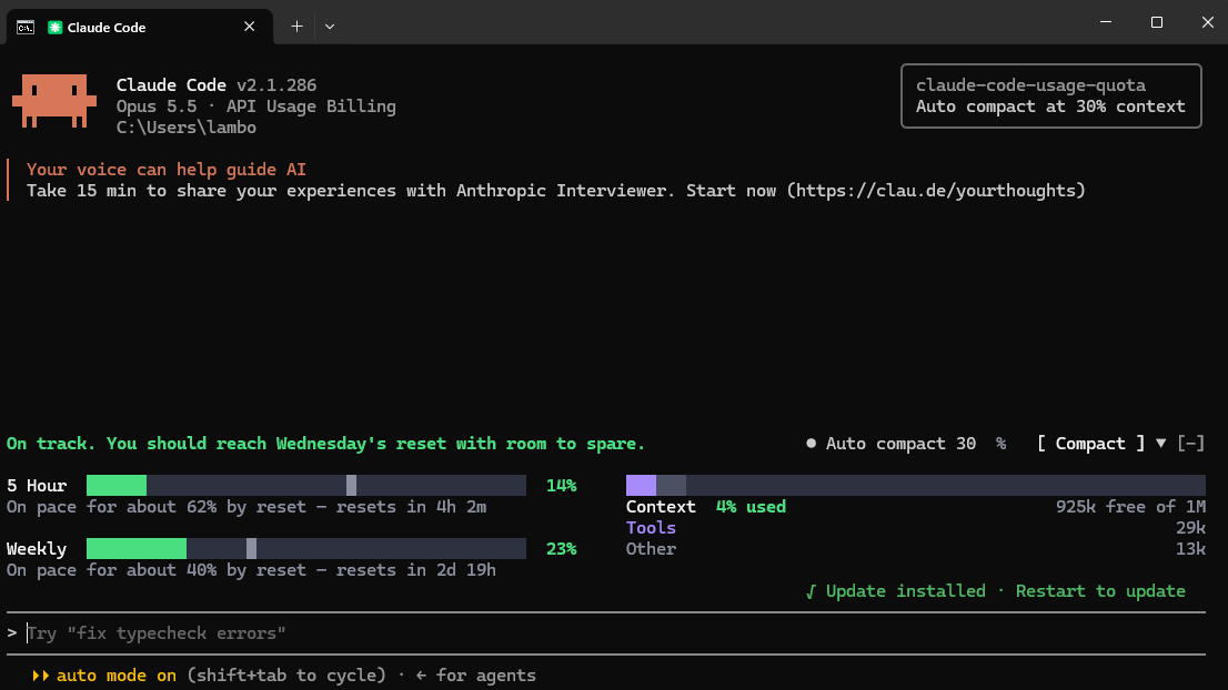 The band in the terminal, expanded