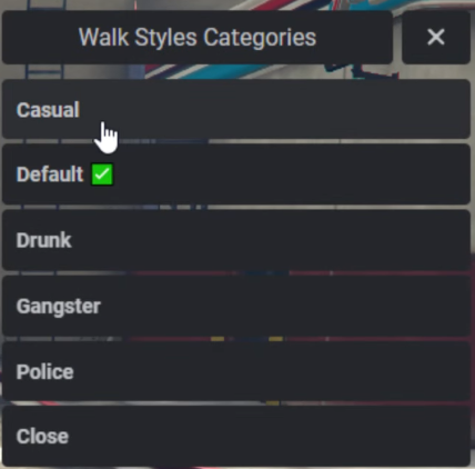 GitHub - MaDHouSe79/mh-walkstyle: Save your walk style, when you ...