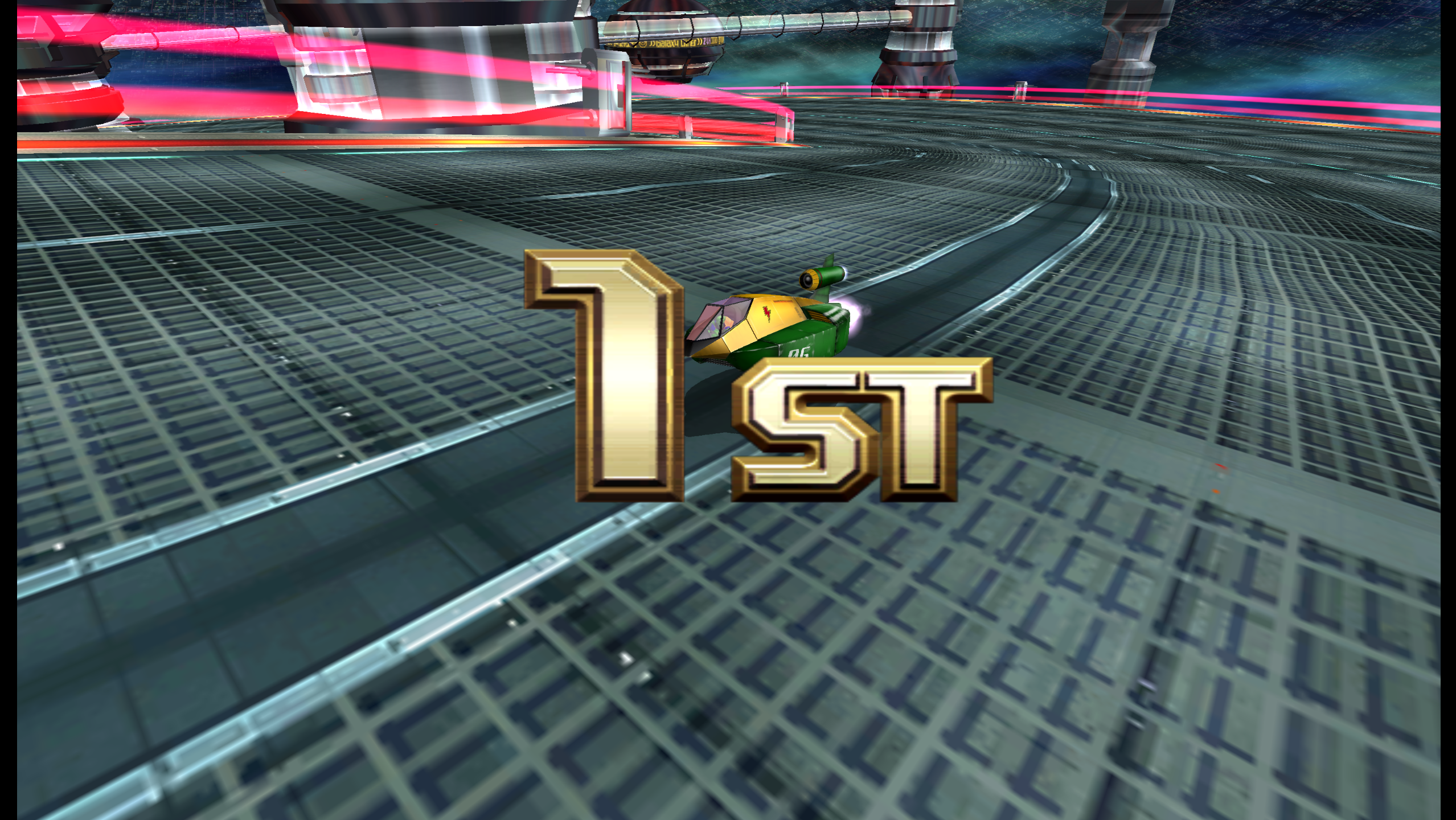 A first-place finish in F-ZERO GX