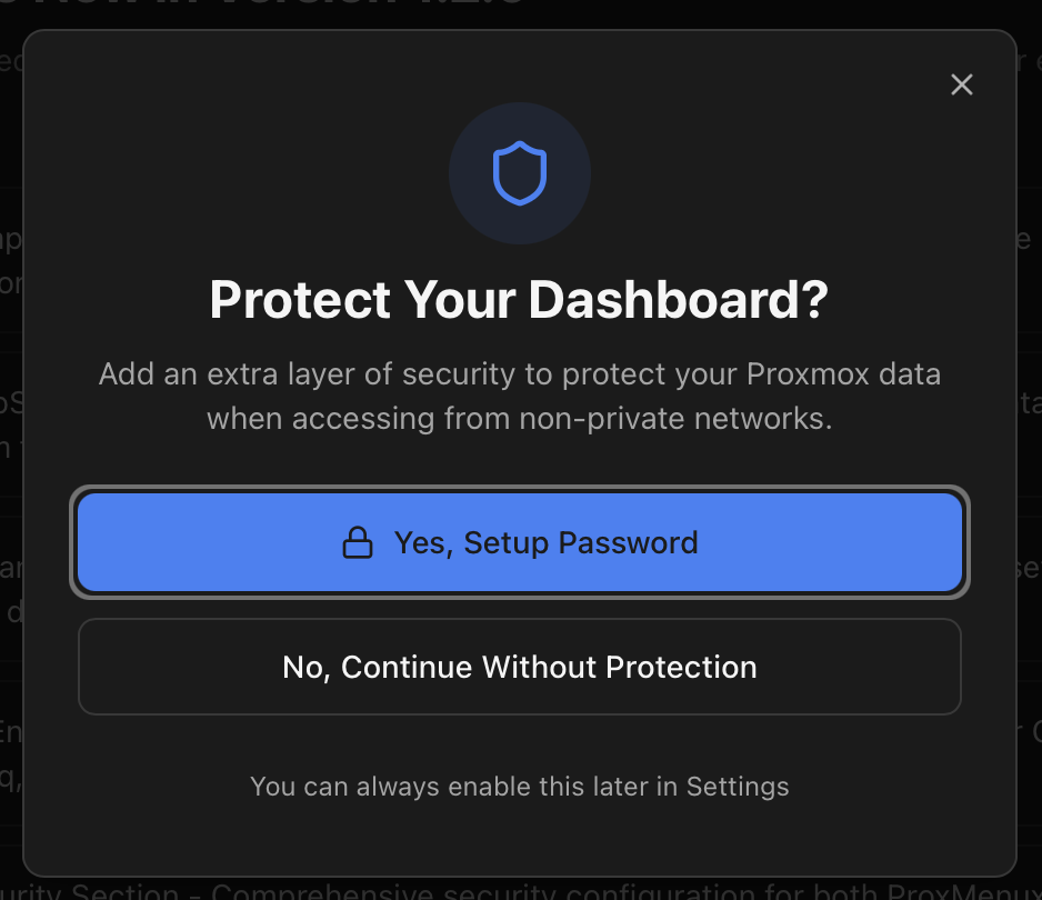 Authentication Setup 