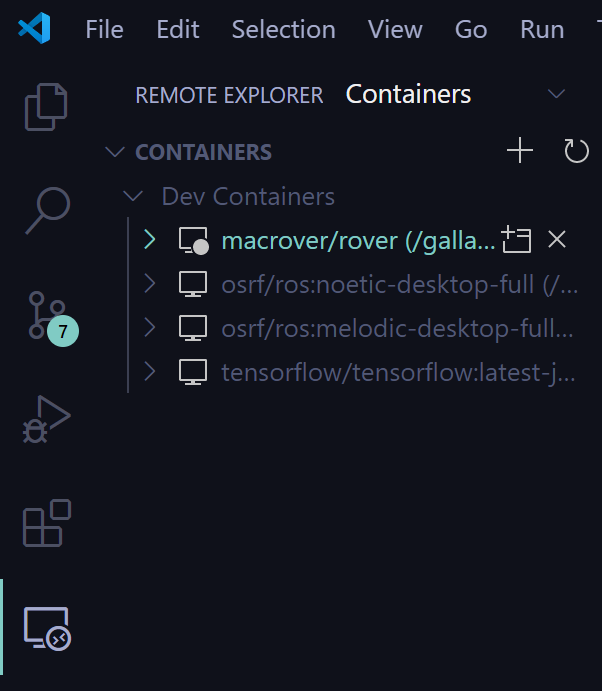 open containers vscode