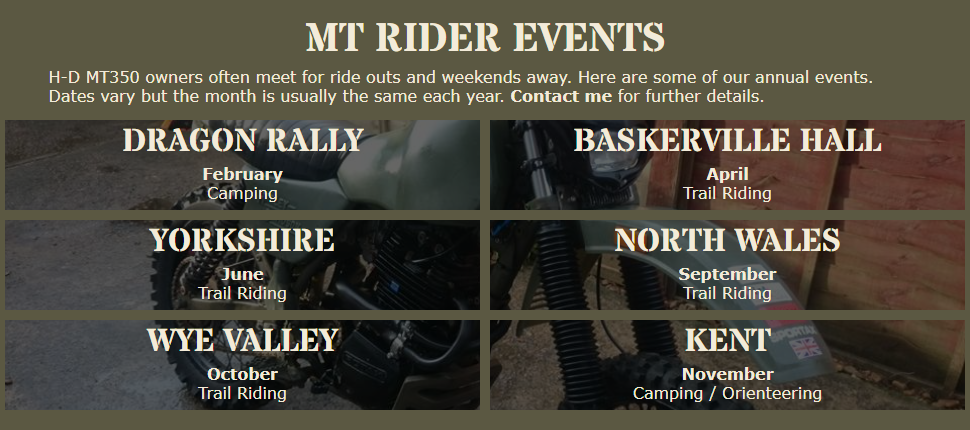 Events Section