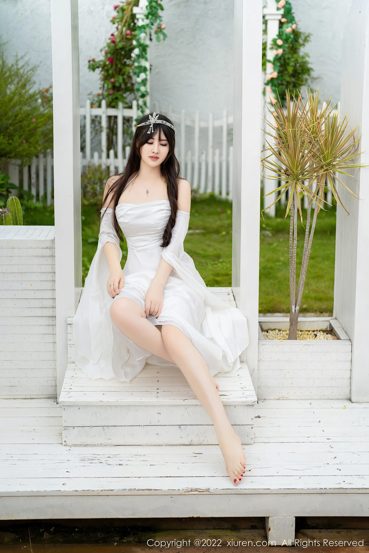 XiuRen No.5288 诗诗kiki大理旅拍：原来女生的美，真的值得被好好定格！ - 4