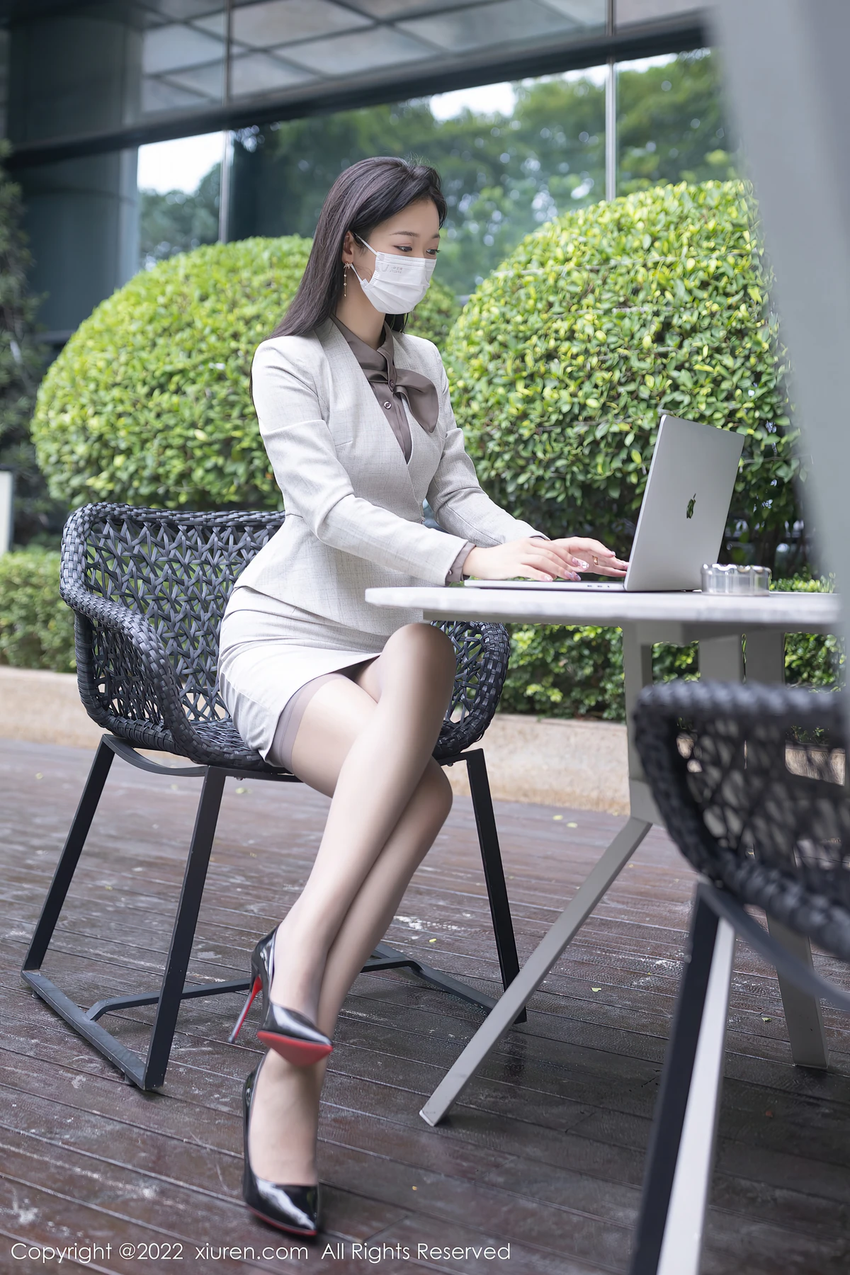 XiuRen No.5238 唐安琪广州→云南旅拍：职业装秒切蕾丝，这波劝你带女友拍同款！ - 6