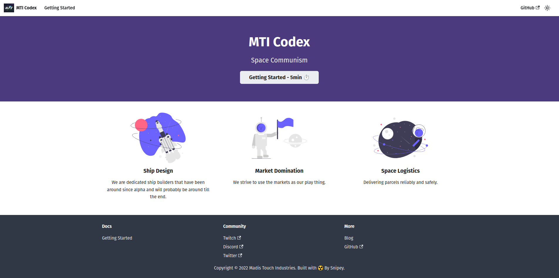 MTI Codex Screen Shot