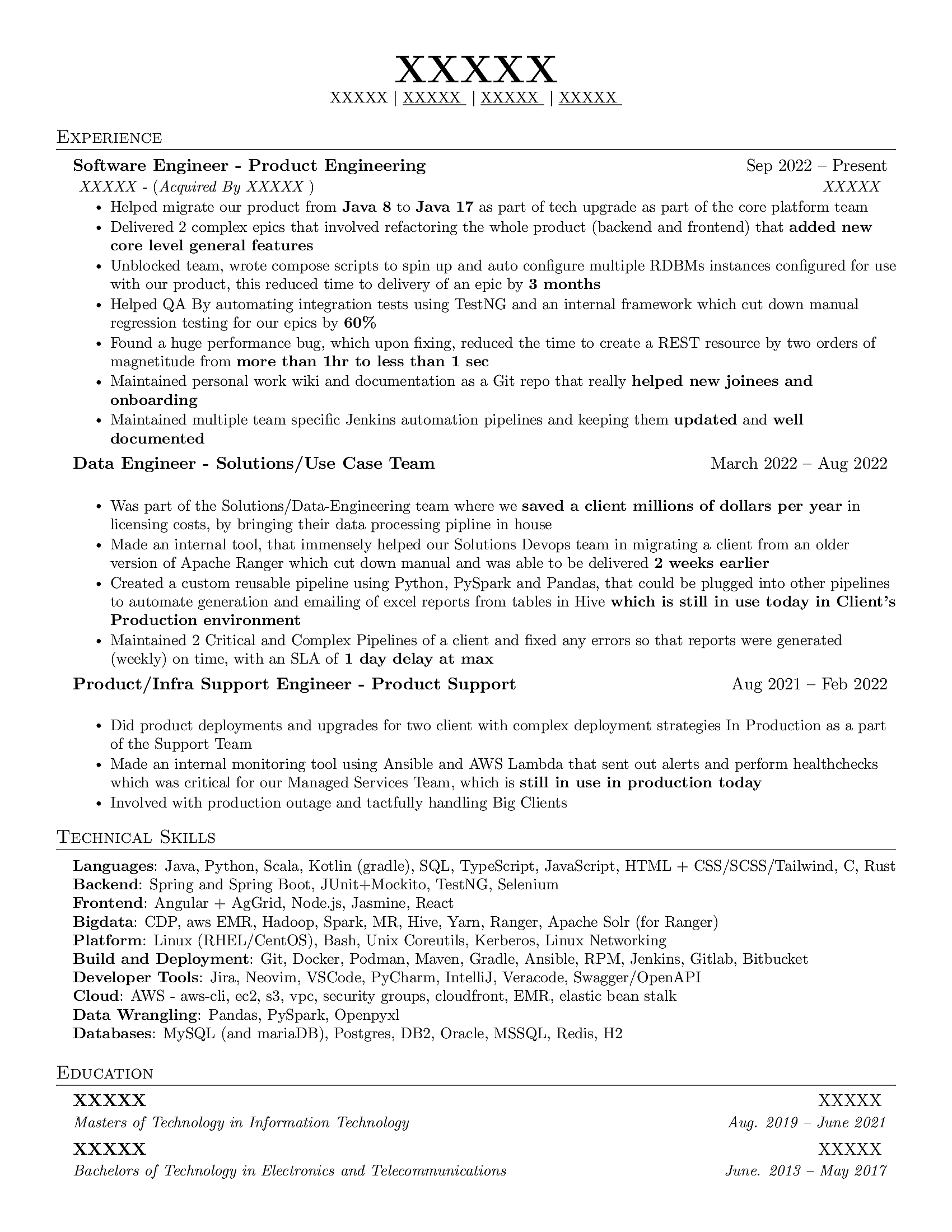 Resume Preview