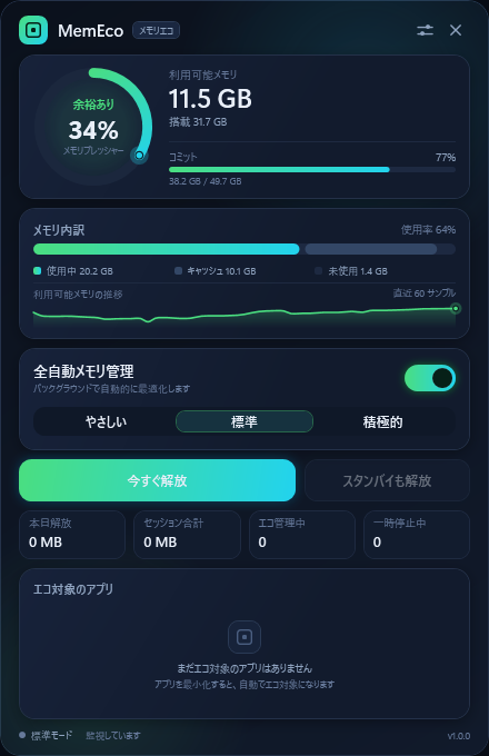 メインパネル