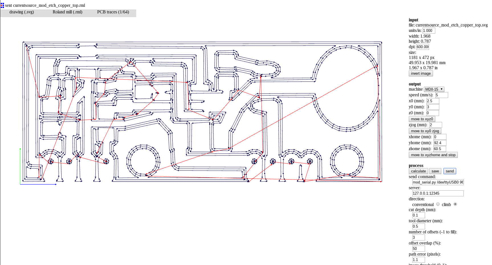 Milling circuit boards