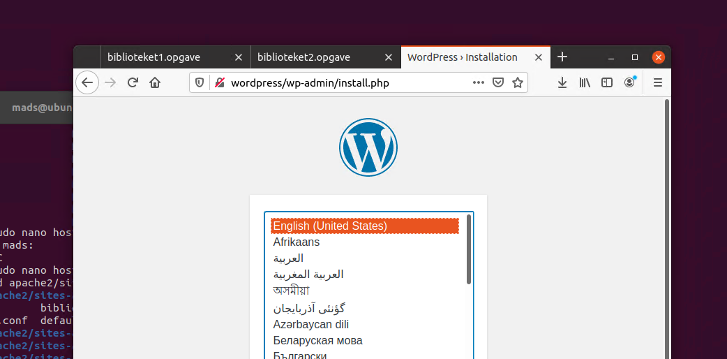 wordpress-install