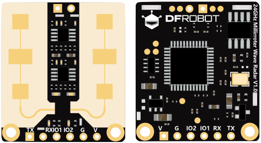 Front and back of DFRobot SEN0395 module