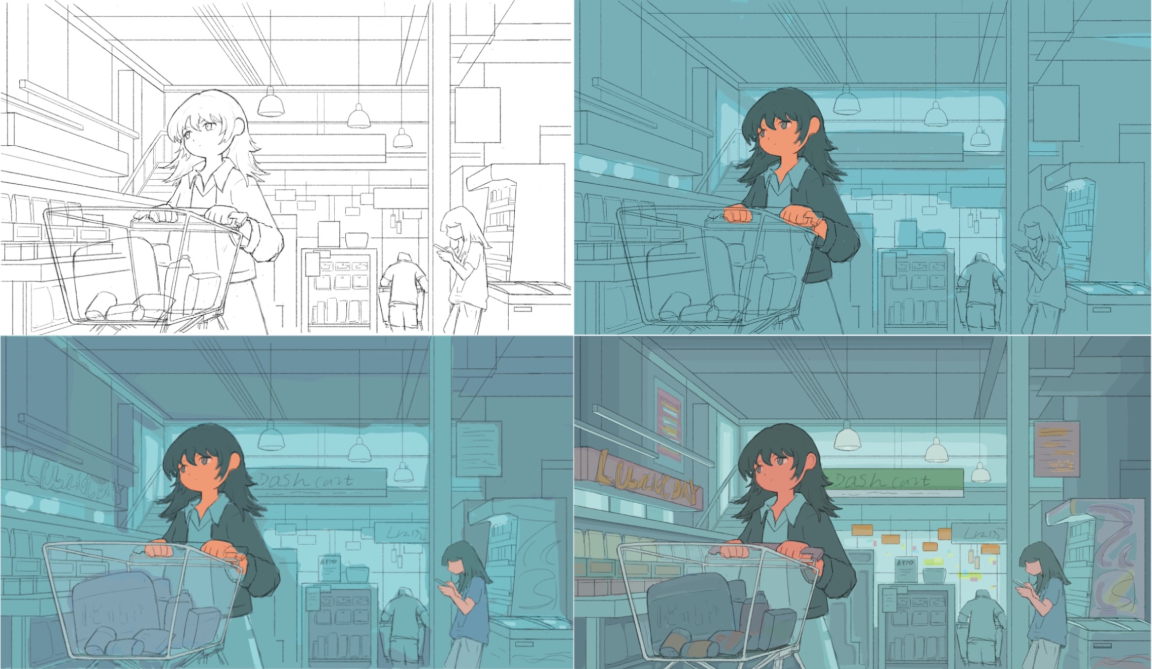 A Grocery Store - Process