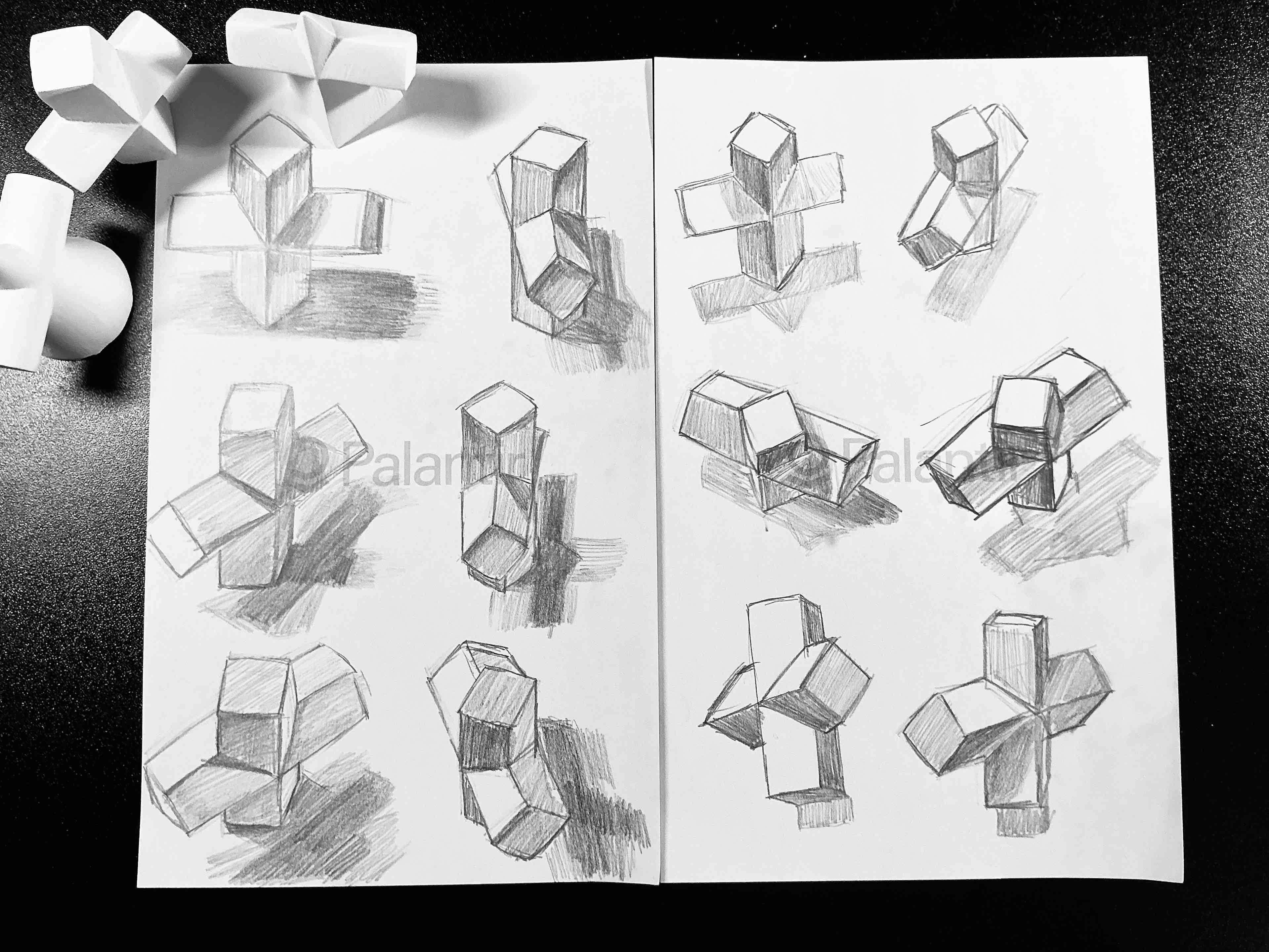 随手拿的memo pad画的,真不是广告......