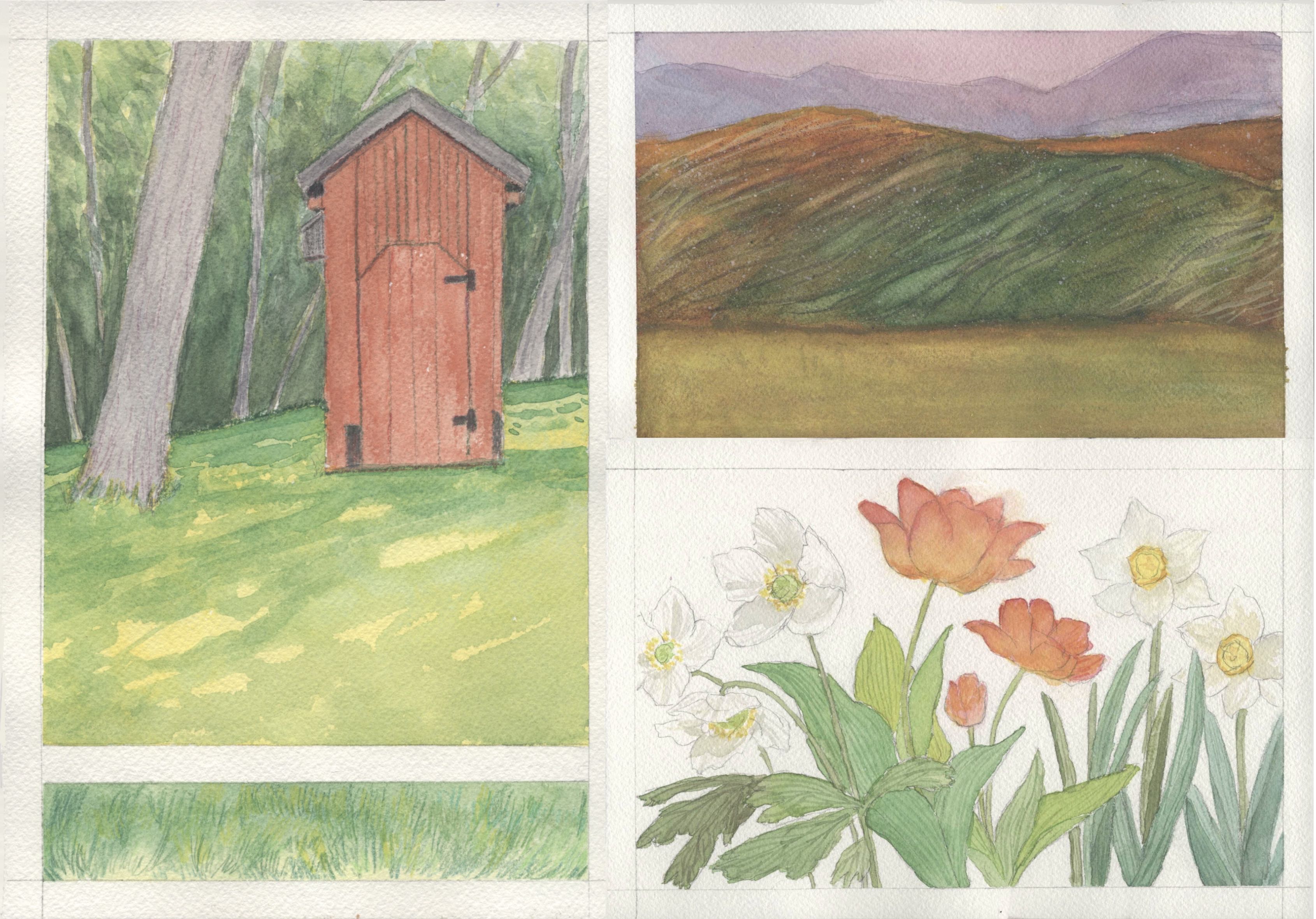 Cotman + Arches cold press