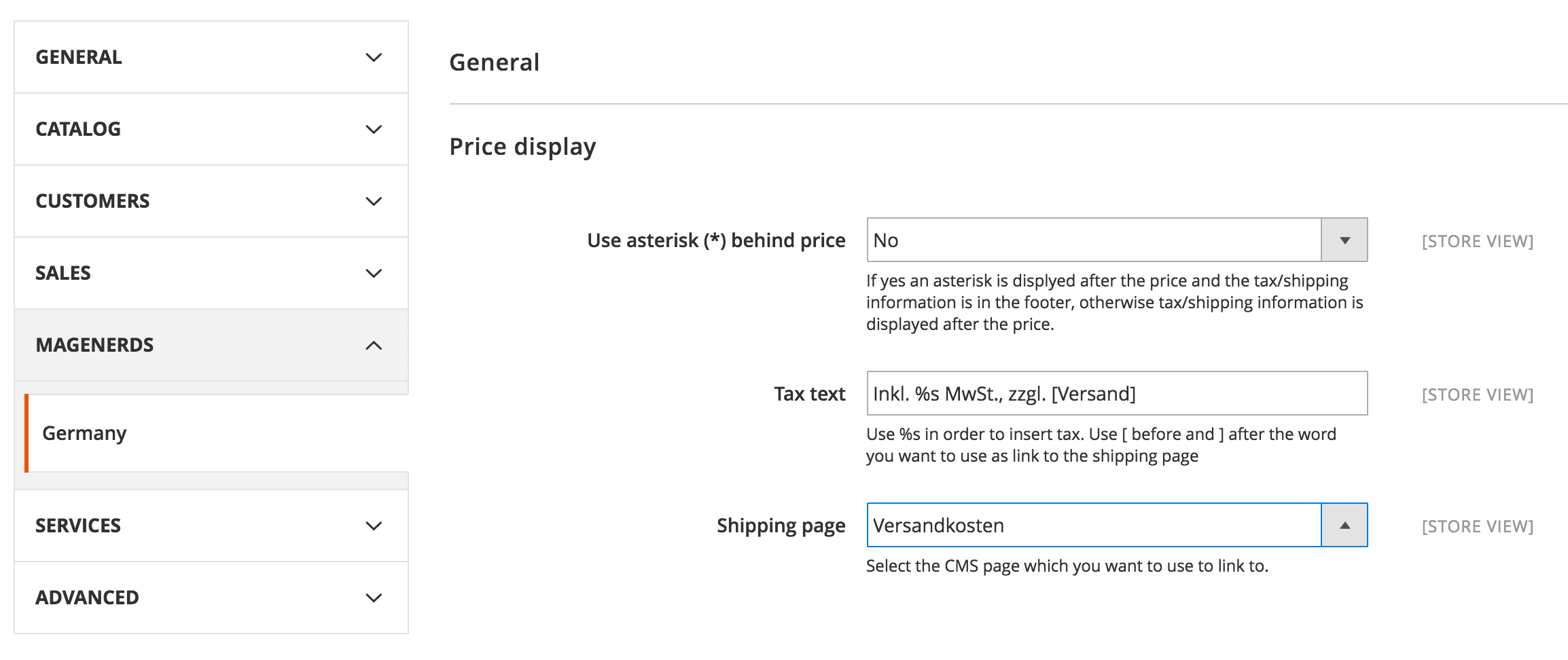 GermanLaw-Configuration