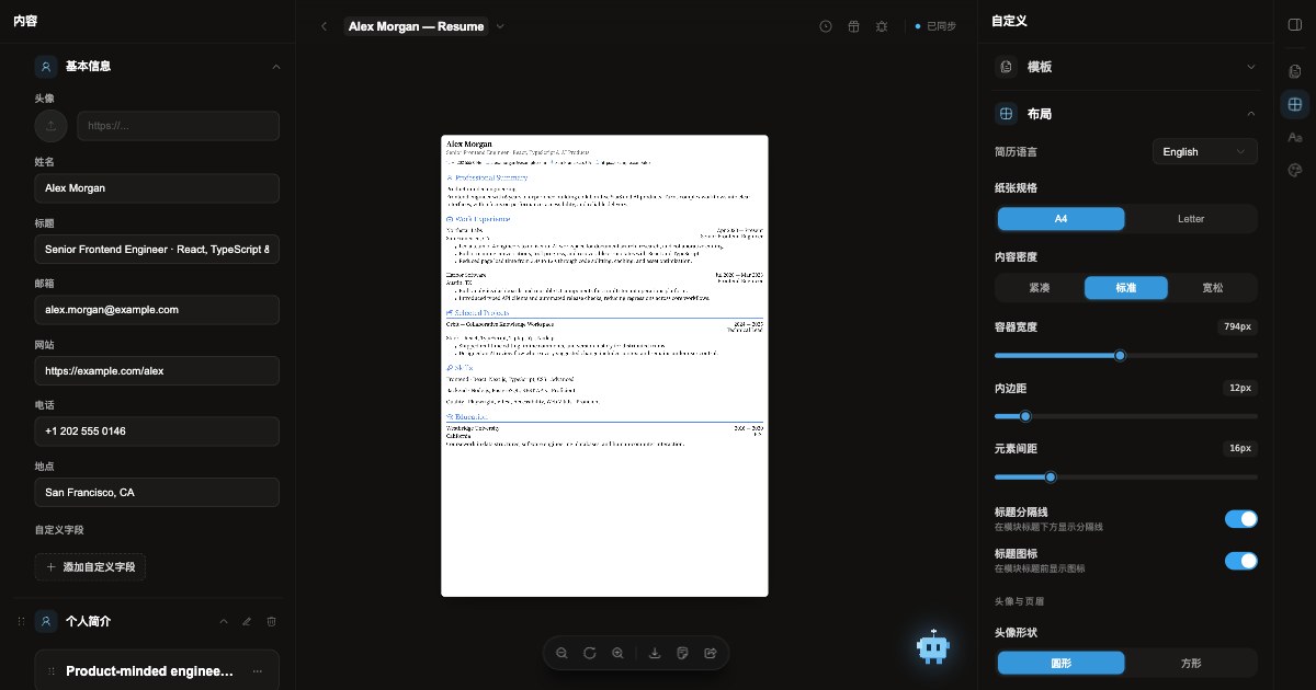 Layout and template customization