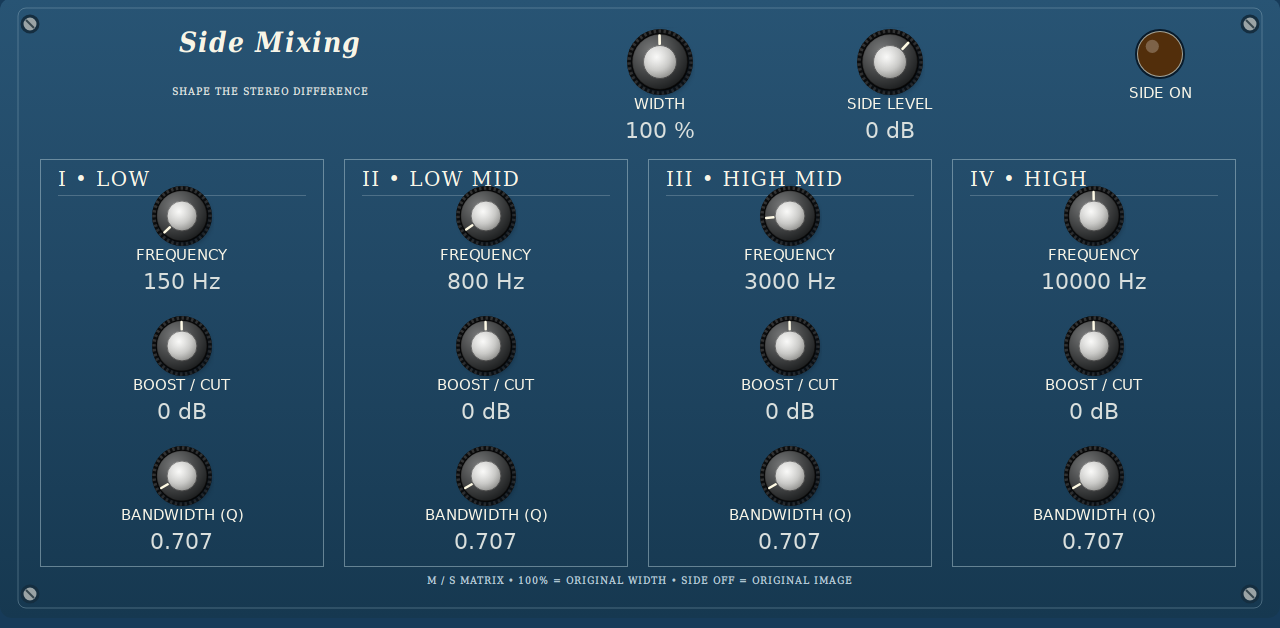 Side Mixing