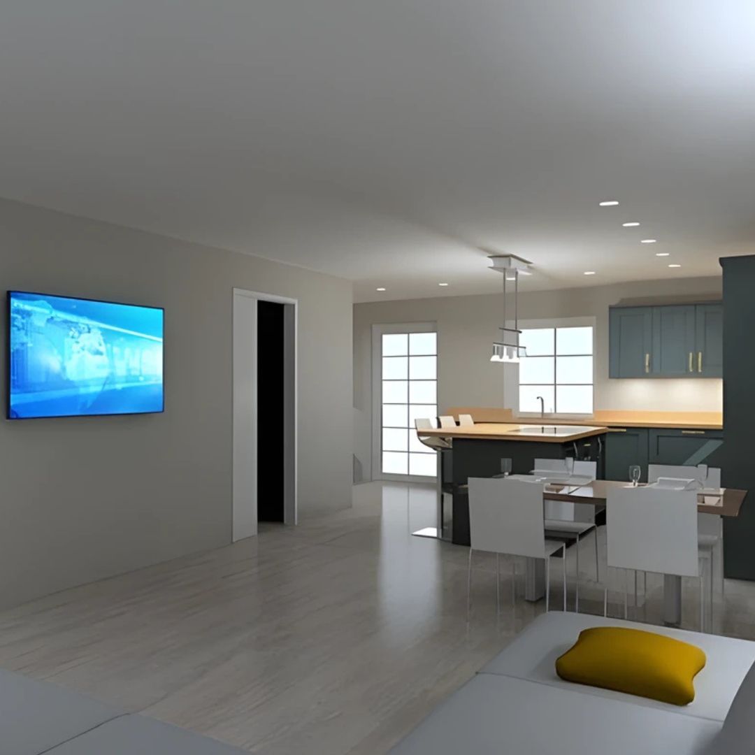 Open Plan Kitchen Electrical Installation