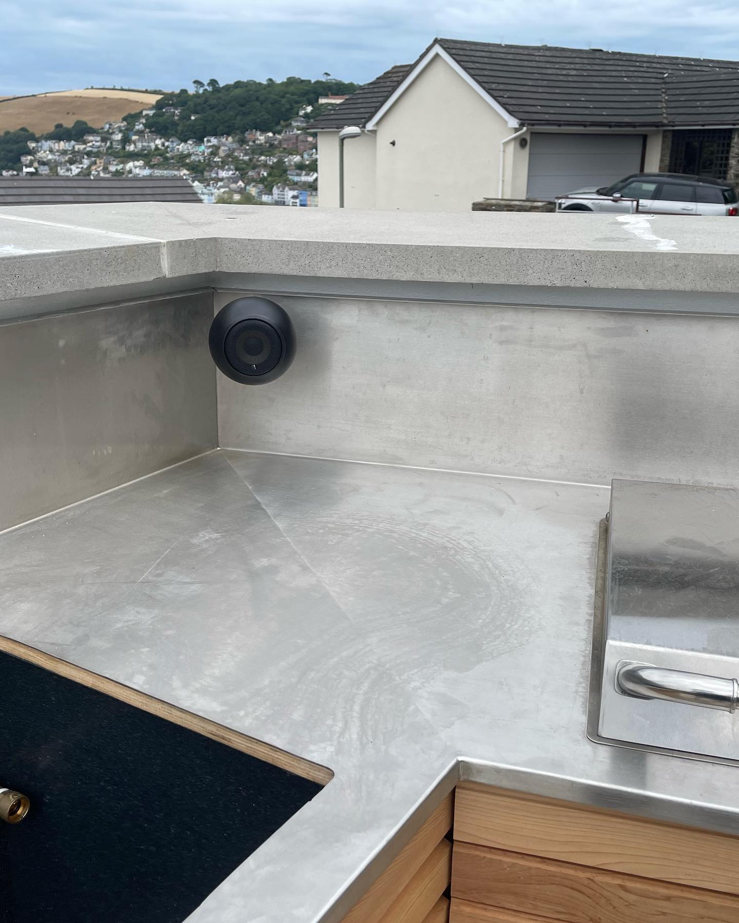 Outdoor Kitchen Speaker Setup