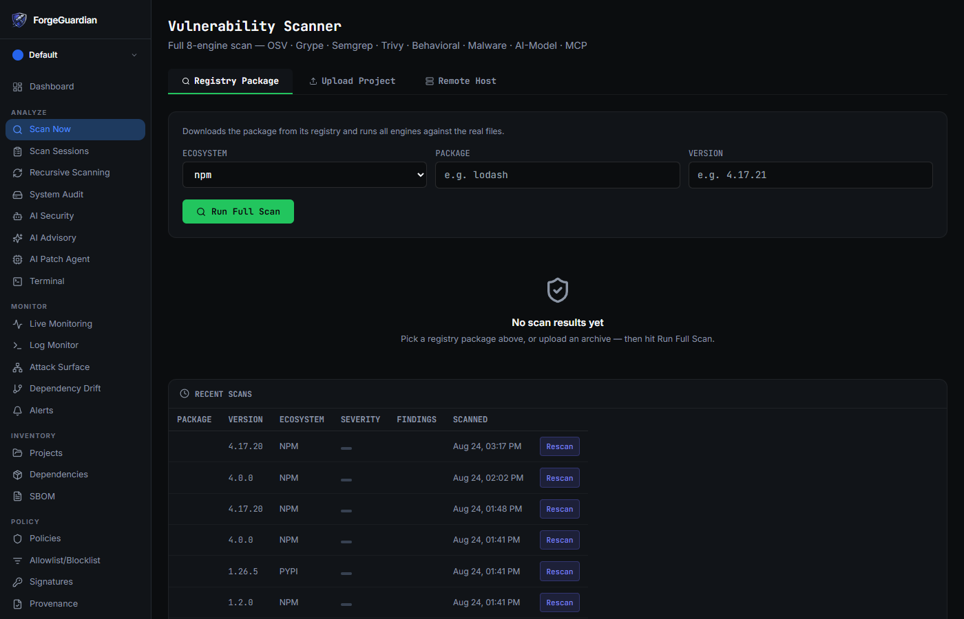 Vulnerability Scanner