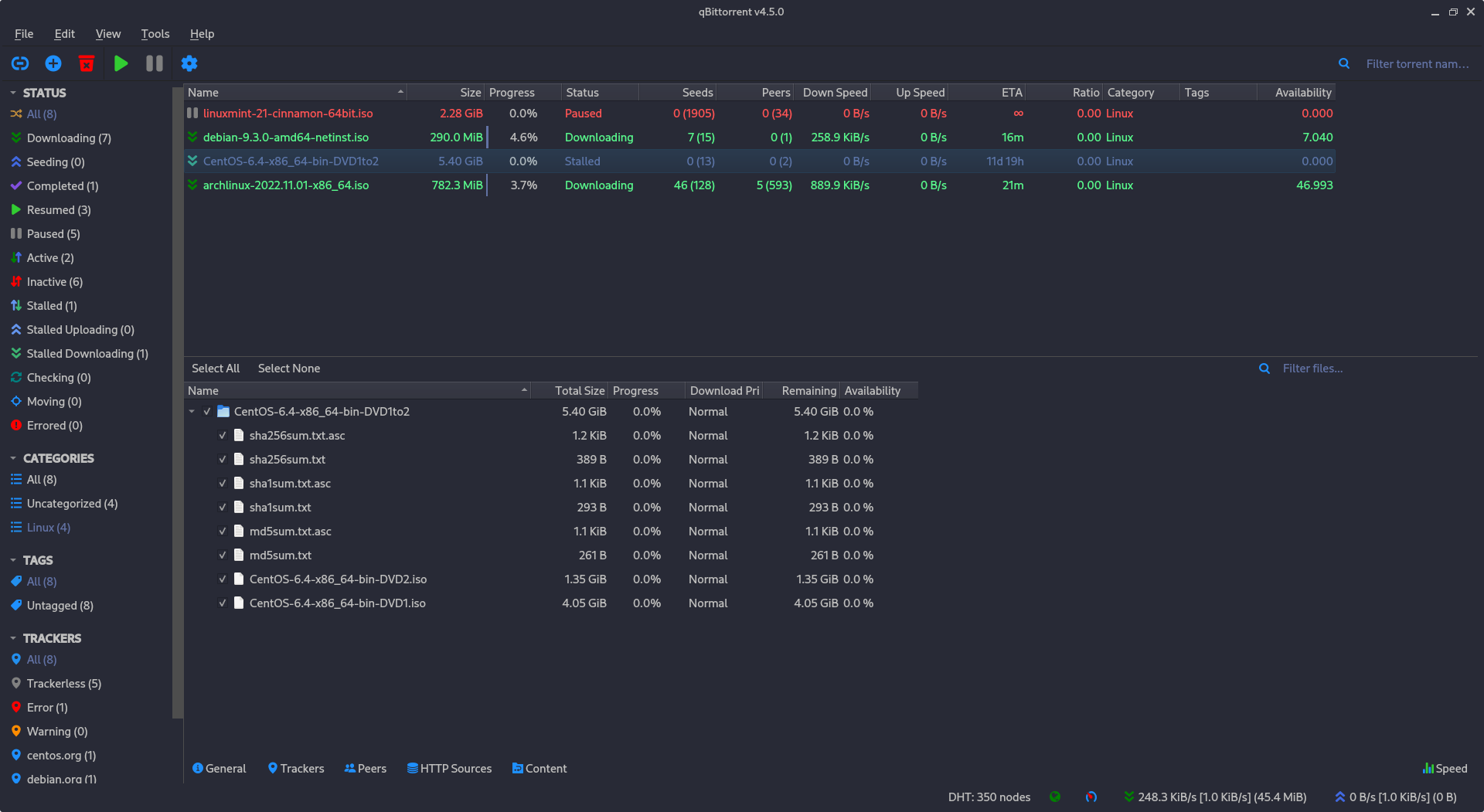 qbittorrent dracula theme