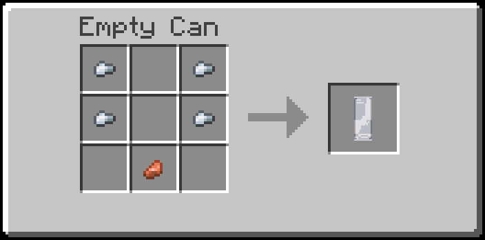 Every Red Bull recipe at a crafting table, one after another